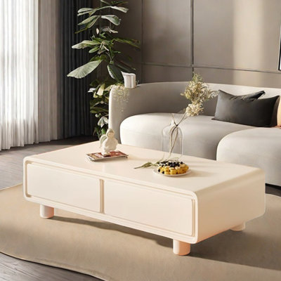 Table basse minimaliste moderne en bois massif