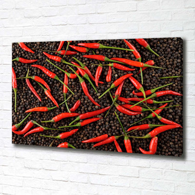 Chilli Peppers - Wrapped Canvas Print