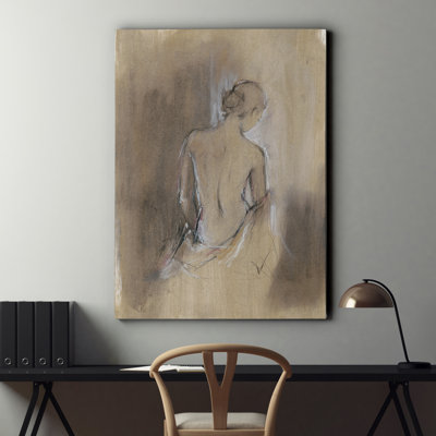 «Draped Figure II», reproduction d'art sur toile tendue