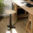 Seaton Swivel Adjustable Height Counter Stool with Metal Frame
