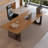 Light chestnut color Rectangular Solid Wood Writing desk-781885552