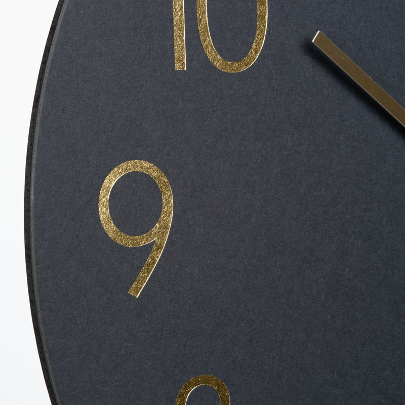 15.75-inch NYX MDF Analog Quartz Wall Clock