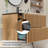 36" Modern Farmhouse Single Bathroom Vanity Set With Black Sink Top, Faucet, Floating Cabinet Assembly Required-161004516