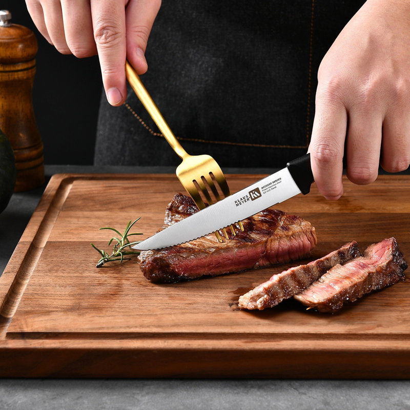Ensemble de couteaux à steak 6 pièces Klaus Meyer Acciaio