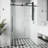 Elan E-Class 48-52" W x 76" H Sliding Frameless Shower Door with 3/8" Clear Glass-98578853