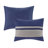 7 PC Pieced Comforter Set Blue