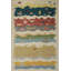 Tapis turc moderne en laine Kilim 8 x 10