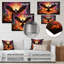 Arc-en-ciel, Phoenix se levant des cendres - salon d'art mural Phoenix-586041009-586041011