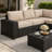 Beige Wicker Outdoor Sectional Set