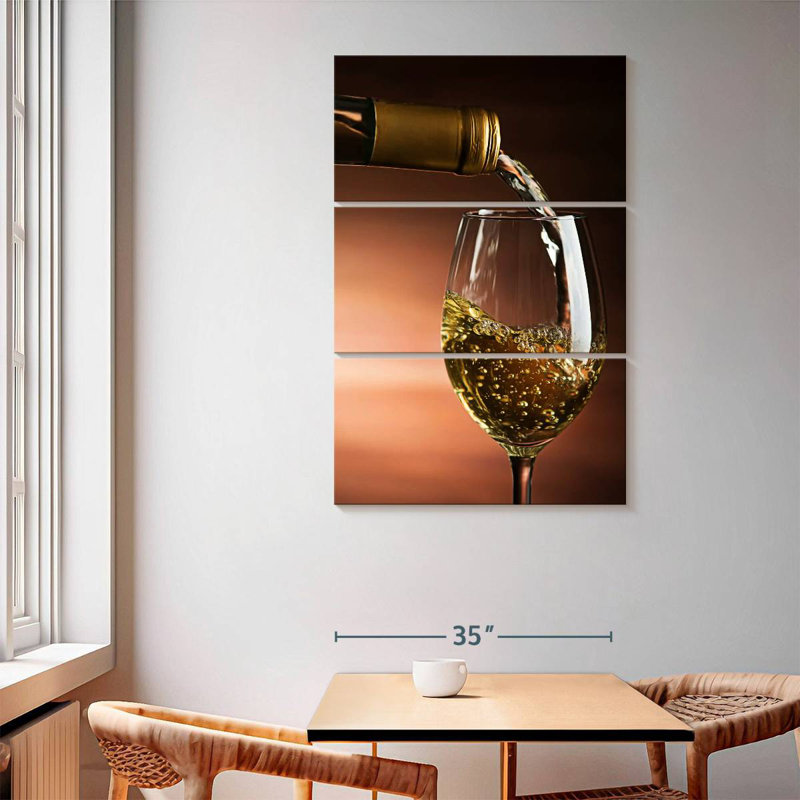 Yarlin White Wine Serving, 65" H x 42" W