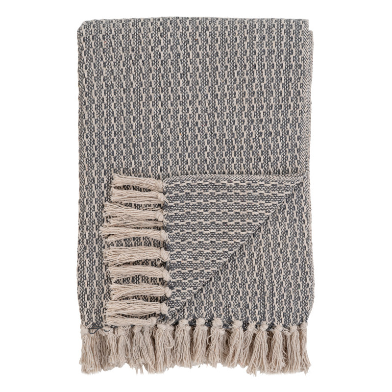 Worchester Striped Blanket with Fringe