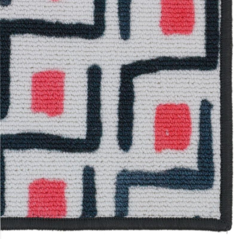 Tapis de zone rose Christiana, Rectangle 5 pi x 7 pi