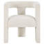 Verda White Upholstered Accent Side Chair(Only Dining Chairs)