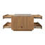 Table basse, finition chêne
