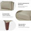 Fauteuil inclinable en cuir Beecher 28,75 po-506872495