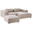 3 Seater Fabric Corner Sofa -554147090-554147089