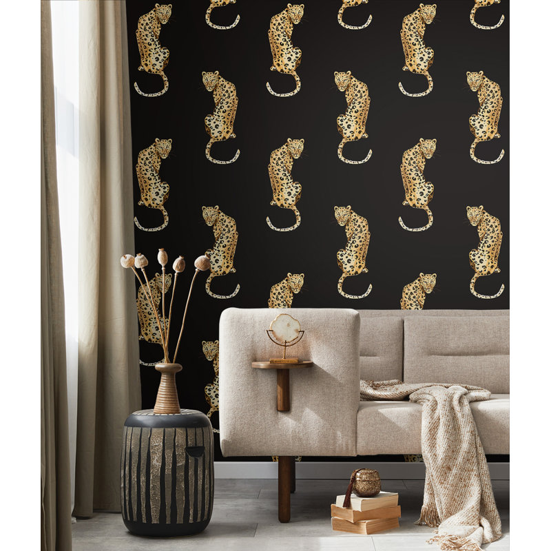 Leopard King Animal Peel And Stick Wallpaper