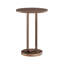 Table d'appoint ronde en bronze antique