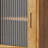 35.4"Retro 2 Door Sliding Cabinet Three Layers-1894635525