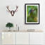 Green Hermit Hummingbird - Picture Frame Painting Print-56740065-56740066