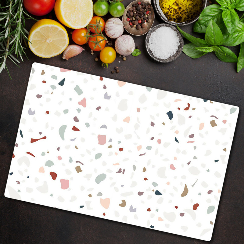Perkinsville Tempered Glass Chopping Board, 52cm x 80cm