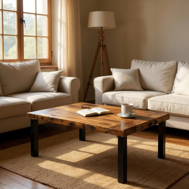 Table basse The Reclaimed Roots, H 16,5 po x L 30 po x l 48 po