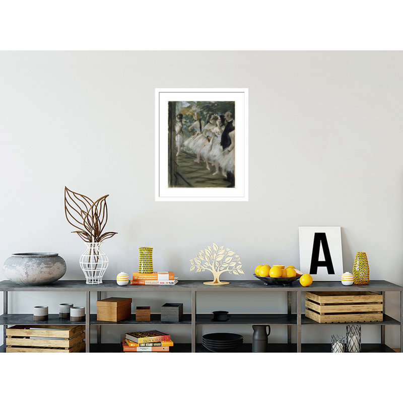«The Ballet» par Edgar Degas, impression giclée sur cadre, H 28,5 po x l 23,5 po