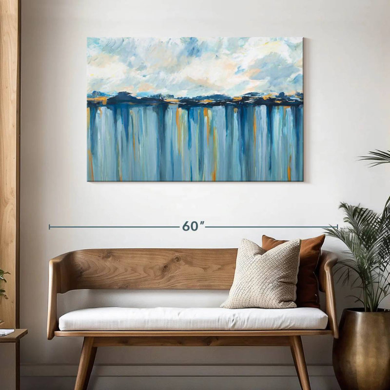 Avery Ocean Blues I, 30" H x 45" W