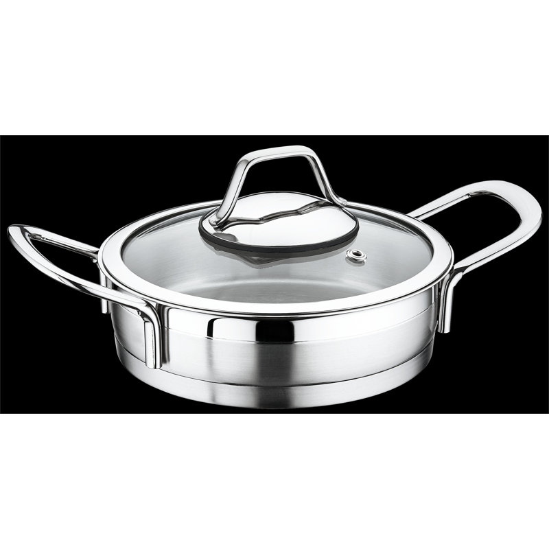 Hal 6 - Piece Stainless Steel (18/10) Cookware Set, Silver