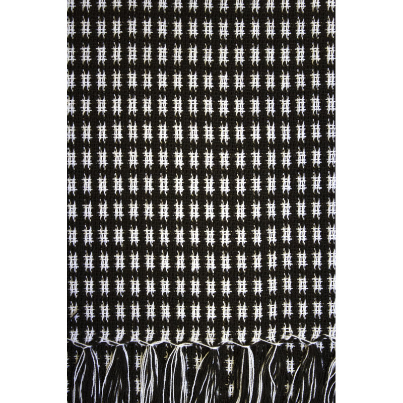 Chesnut Gingham 100% Cotton Tablecloth, 102" x 60", Chocolate
