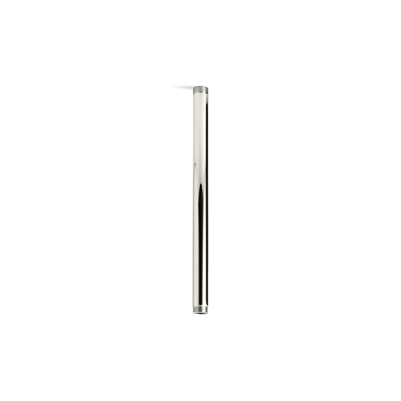 Foundations Ceiling-Mount Rain Showerhead Arm 12", Nickel Silver