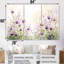 «Thistle Blooming In The Meadows III - Thistle», ensemble de reproduction d'art mural-391723354-391723300-391723305