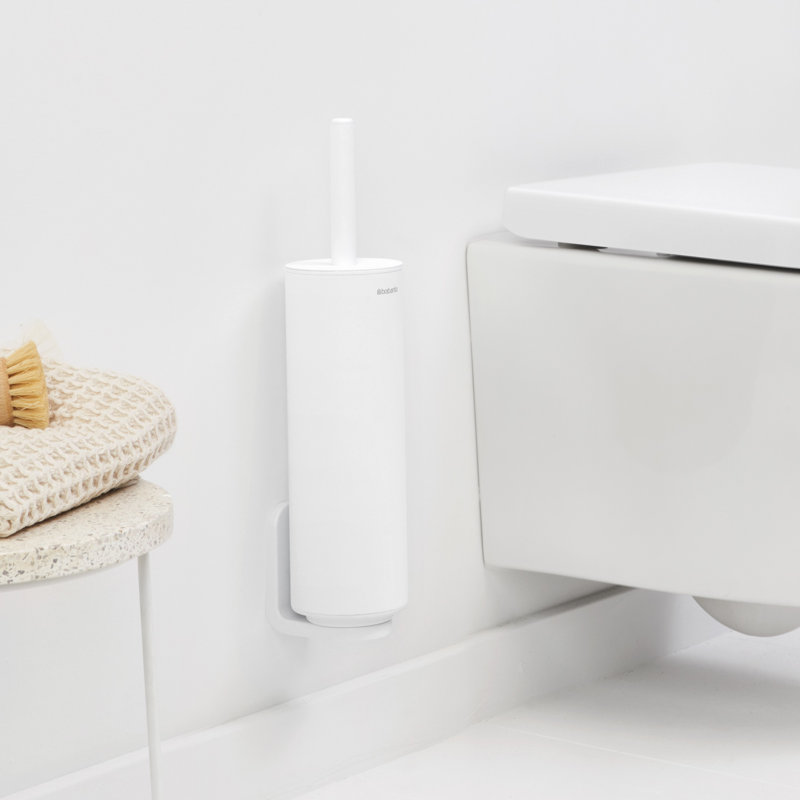 Porte-brosse de toilette et support pour la salle de bain Brabantia MindSet, Blanc