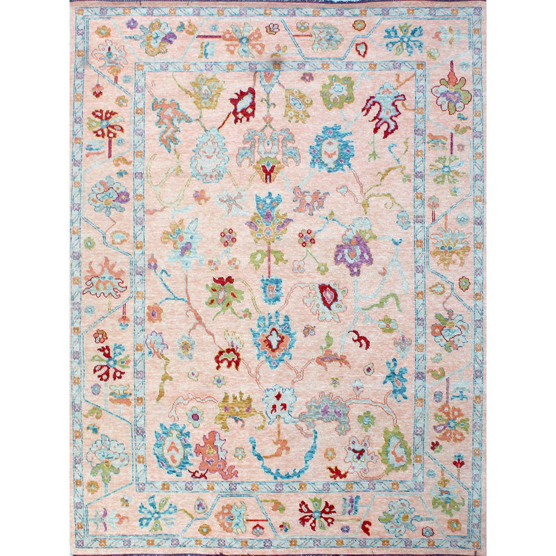 Floral Area Rug, Rectangle 9' x 12'
