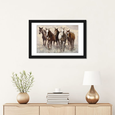 « harras », reproduction sur toile
