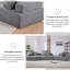 Canapé modulaire Modern Sofa, ensemble de canapé de plancher Boucle de luxe, canapé-lit convertible, canapé-lit spacieux en mousse