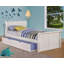 Jacquline Solid Wood Platform Bed with Trundle-1440962365
