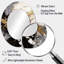 Or et gris Flusion Fusion IV - décor de miroir mural ovale doré-178399658