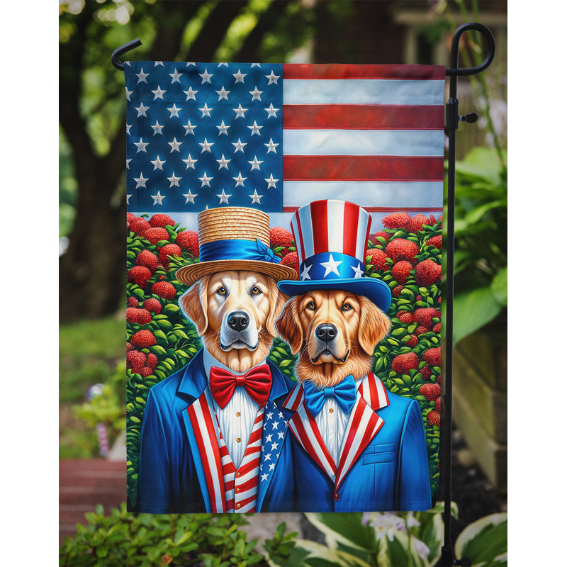 Drapeau All American Garden, Golden retriever