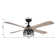 Cassio 52" 4-Blade Ceiling Fan with Remote and Light Kit Included