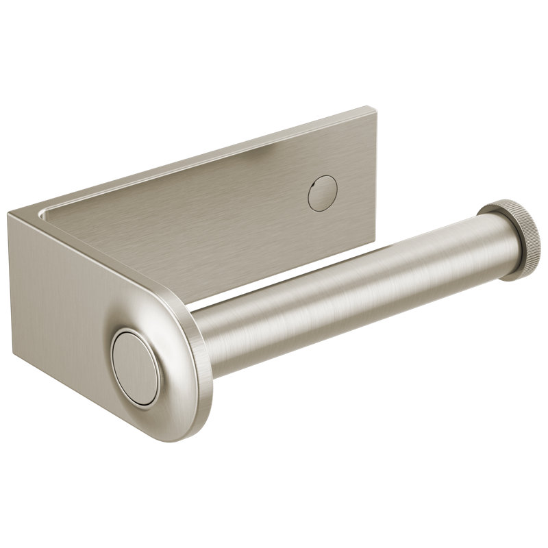 Kintsu® Wall Mount Toilet Paper Holder, Luxe Nickel