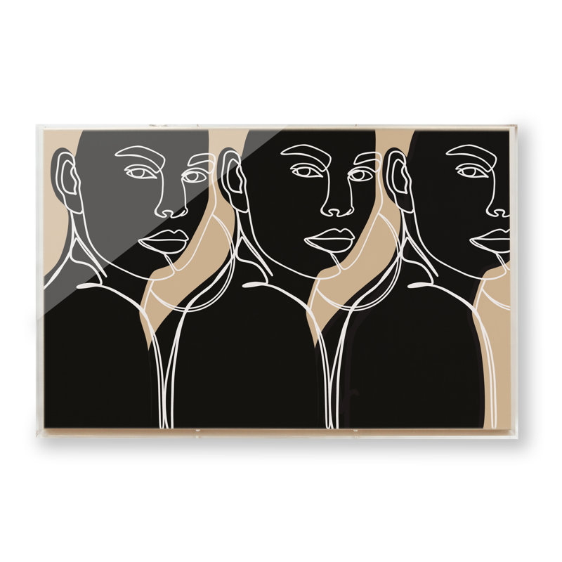 Three by Alannah Tiller, Shadow Box, 24" H x 36" W