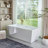 67" x 32" Freestanding Soaking Acrylic Bathtub-84448298