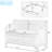 Linen Upholstered Storage Bench-2036836949