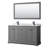 Avery 60'' Double Bathroom Vanity with Marble Top-41604503-80214057