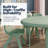 Half-Moon Plastic Adjustable Height Kids Activity Table by Flash Furniture-134112396