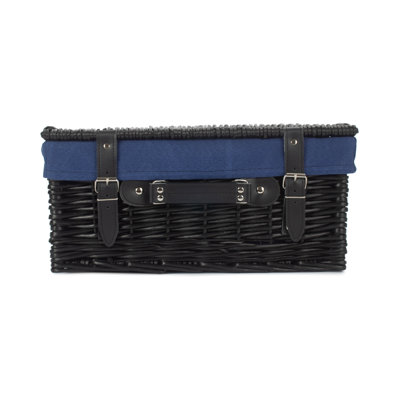 Wicker Hamper Basket with Lining