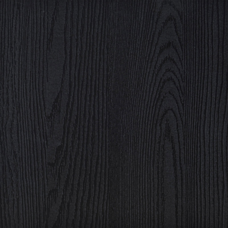 Table de chevet avec lumières DEL et USB, Noir