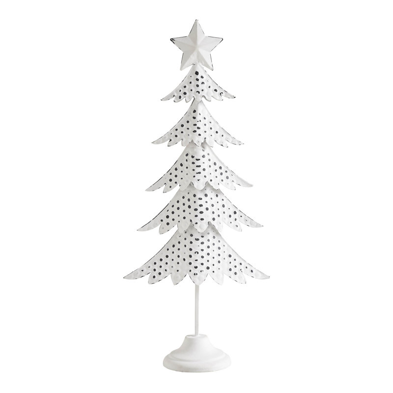 Figurine d'arbre de Noël supérieur, H 18 po x l 8 po x P 3,5 po