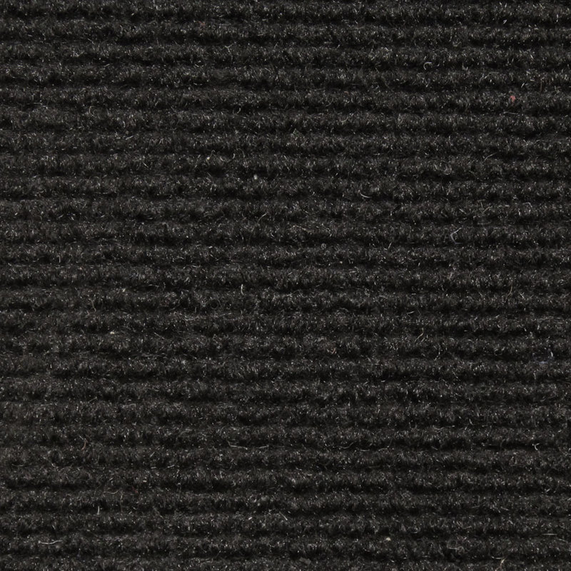 Indoor/Outdoor Carpet With Rubber Marine Backing - Black Carpet Flooring, Runner 6' x 50'